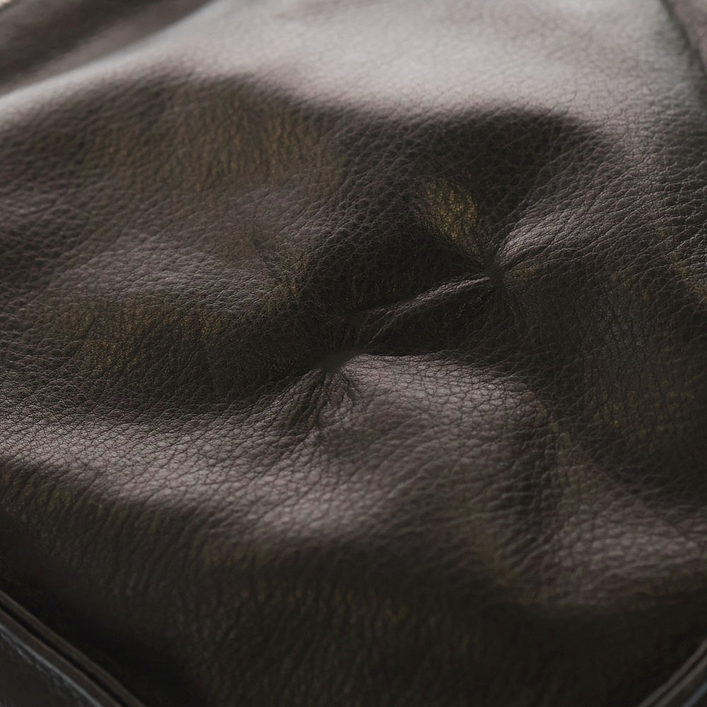 CHROME HEARTS(クロムハーツ) F-SLINGER Fスリンガー フラップクロスボールボタン レザーショルダーバッグ ブラック