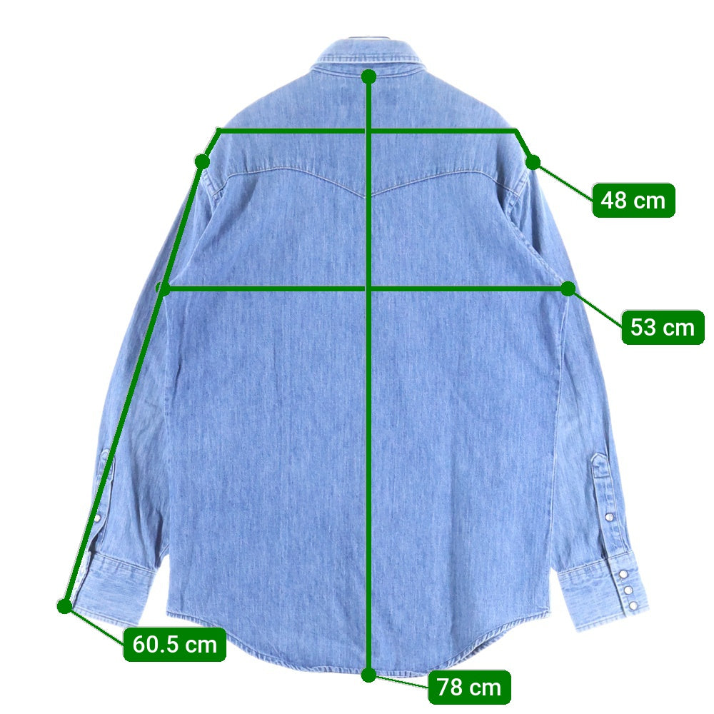 BIGMAC(ビッグマック) デニム ウエスタン 長袖シャツ インディゴ