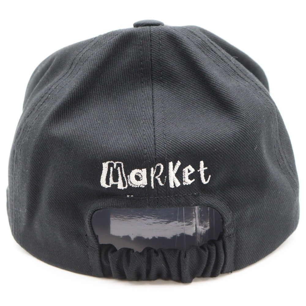 PATOU(パトゥー) ロゴ刺繍エンブロイダリーベースボールキャップ ブラック 24PM-AC0680182