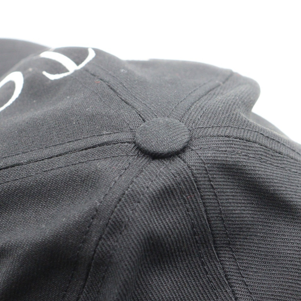 PATOU(パトゥー) ロゴ刺繍エンブロイダリーベースボールキャップ ブラック 24PM-AC0680182