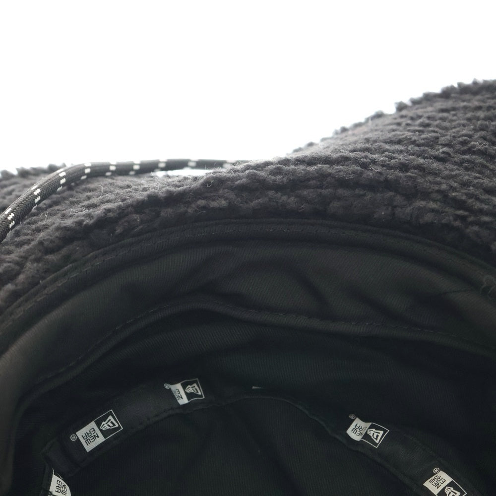 N21 numero ventuno(ヌメロ ヴェントゥーノ) ×NEW ERA ボアフリース バケットハット ブラック