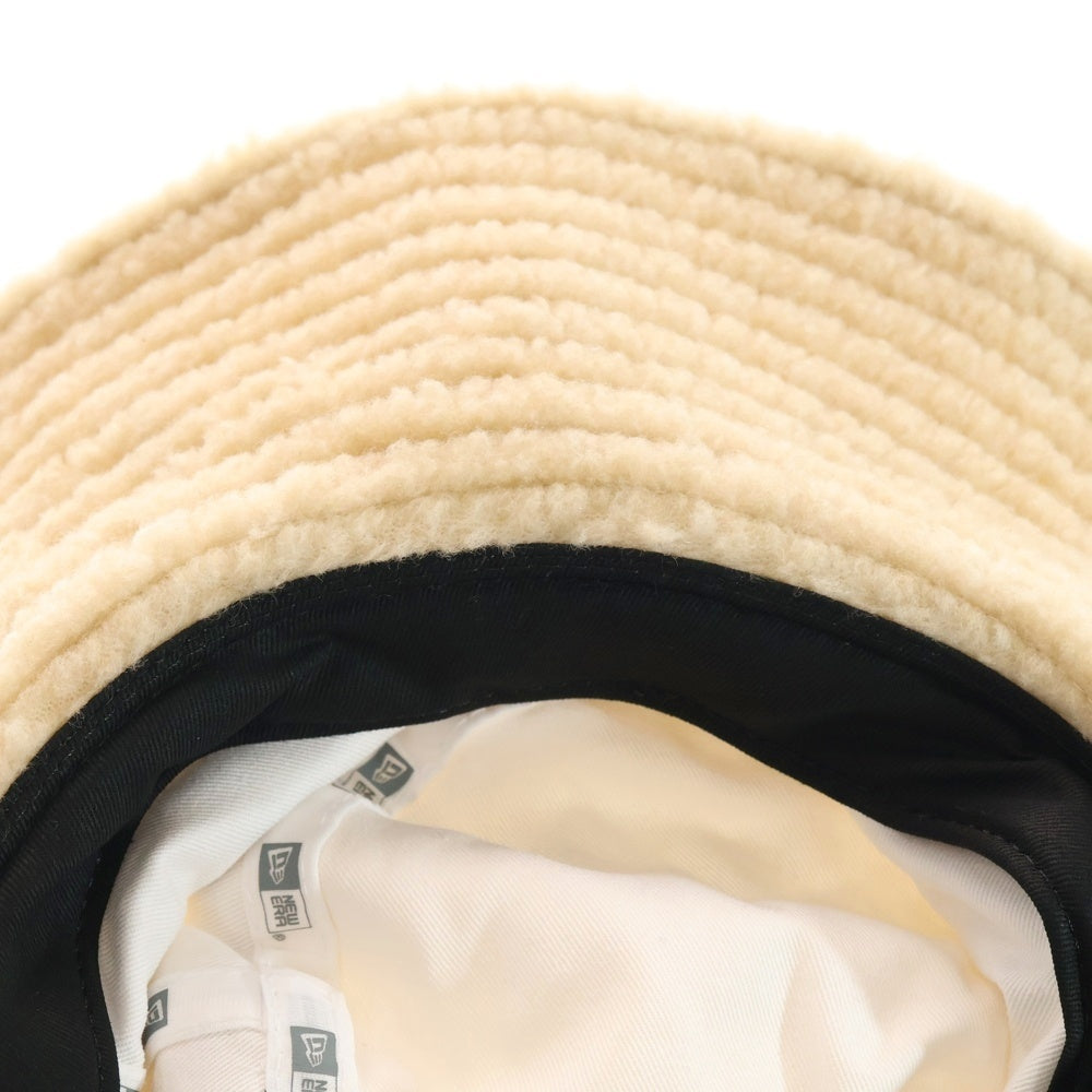 N21 numero ventuno(ヌメロ ヴェントゥーノ) ×NEW ERA ボアフリース バケットハット ベージュ