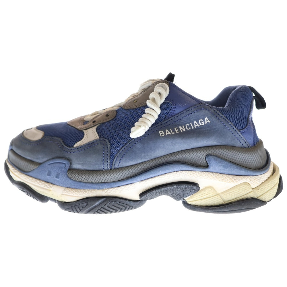 BALENCIAGA(バレンシアガ) TRIPLE S トリプルS ローカットスニーカー ブルー 533878