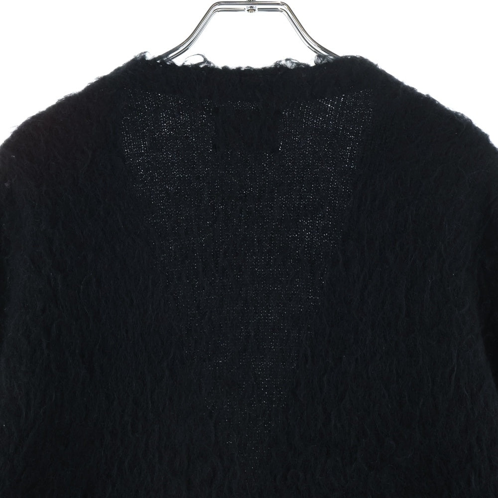 SAINT MICHAEL(セントマイケル) 24AW MOHAIR CARDIGAN SM-YS1-0000-057 モヘアニットカーディガン ブラック