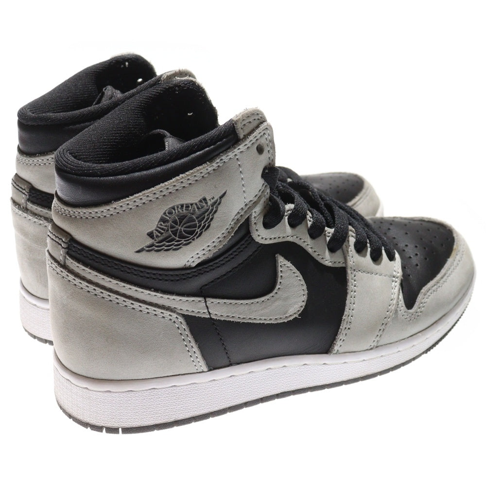NIKE(ナイキ) AIR JORDAN 1 RETRO HIGH OG GS SHADOW 2.0 575441-035 エアジョーダン1 シャドウ2.0 ハイカットスニーカー レディース US4Y/23cm ブラック/グレー