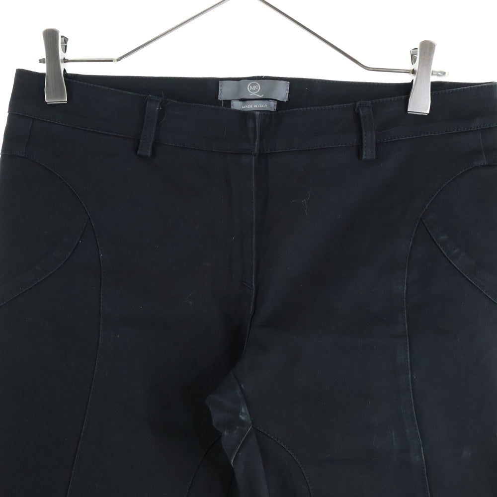 McQ Alexander McQueen(マックキューアレキサンダーマックイーン) コットンアンクルパンツ ブラック