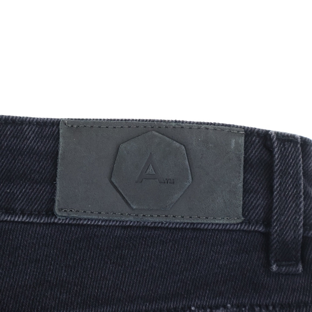 ALCHEMIST(アルケミスト) 18SS DAMAGED DENIM PANTS AL-S18-0000-061 ダメージ加工リングチャームロングパンツ ブラック