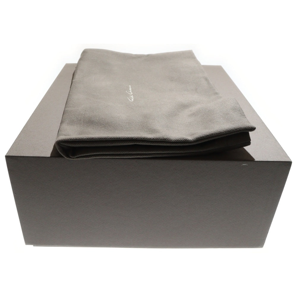 Rick Owens(リックオウエンス) GETH RUNNER ゲスランナー 厚底レザーローカットスニーカー ブラック RU02E1814LCOEP7