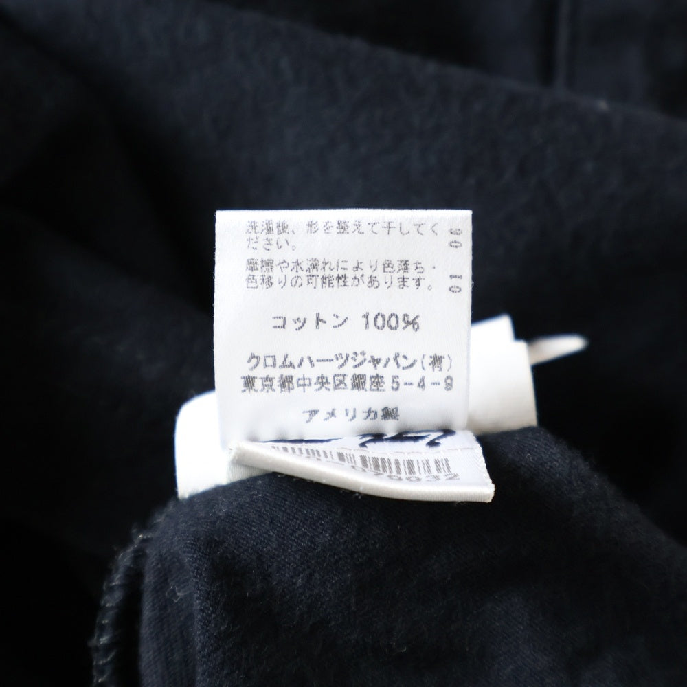 CHROME HEARTS(クロムハーツ) 袖ファイヤープリント 長袖Tシャツカットソー ブラック