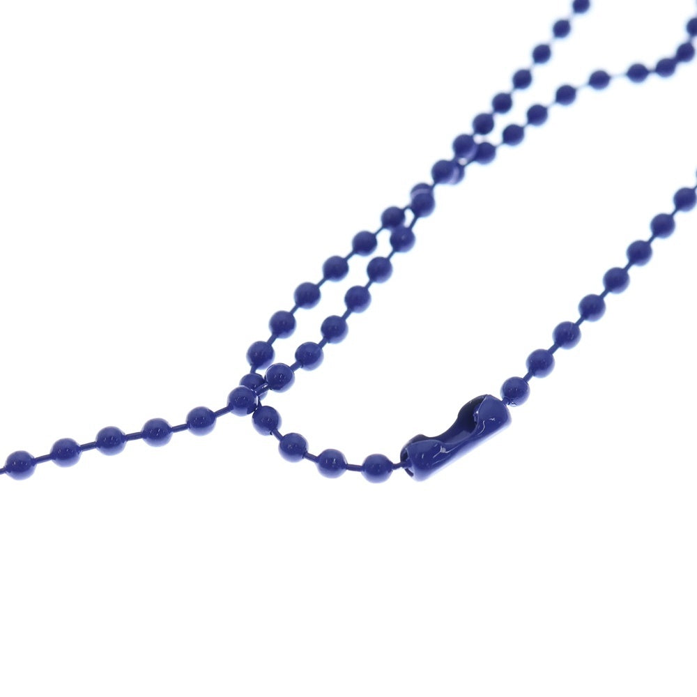 CHROME HEARTS(クロムハーツ) RUBBER CH CRS SML ラバースモールCHクロス シリコンネックレストップ ブルー