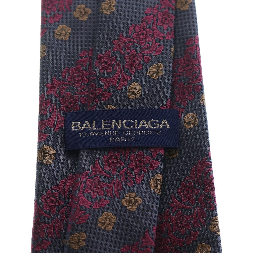 BALENCIAGA(バレンシアガ) シルクネクタイ 花柄 マルチ