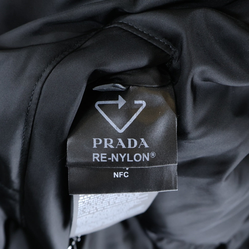 PRADA(プラダ) 23AW RE-NYLON リバーシブルダウンジャケット ブラック SGC045 1WQ8