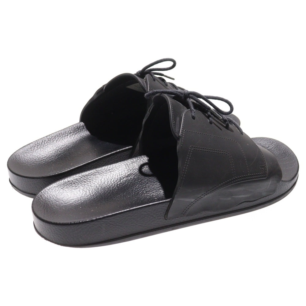 Maison Margiela 22(メゾンマルジェラ) POOL SLIDES レースアップ ラバースライドサンダル S57WX0080 ブラック