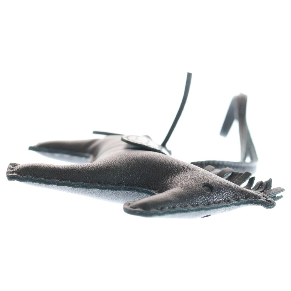 HERMES(エルメス) ロデオチャーム タッチ MM バッグチャーム ブラック レザー×アリゲーター スイフト