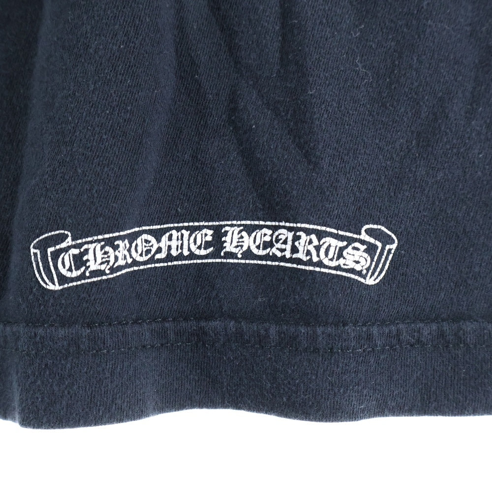CHROME HEARTS(クロムハーツ) Horseshoe Tee ホースシューロゴ クルーネック半袖Tシャツカットソー ブラック
