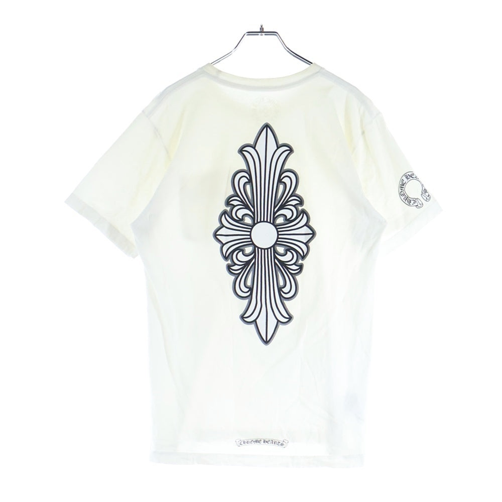 CHROME HEARTS(クロムハーツ) Floral Cross T-shirt フローラルクロス プリントTシャツ 半袖カットソー ホワイト