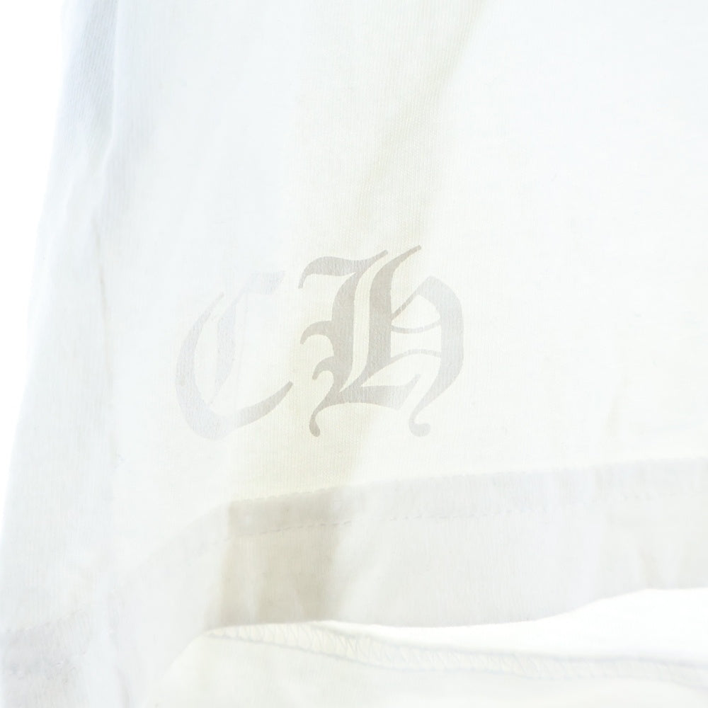 CHROME HEARTS(クロムハーツ) Floral Cross T-shirt フローラルクロス プリントTシャツ 半袖カットソー ホワイト