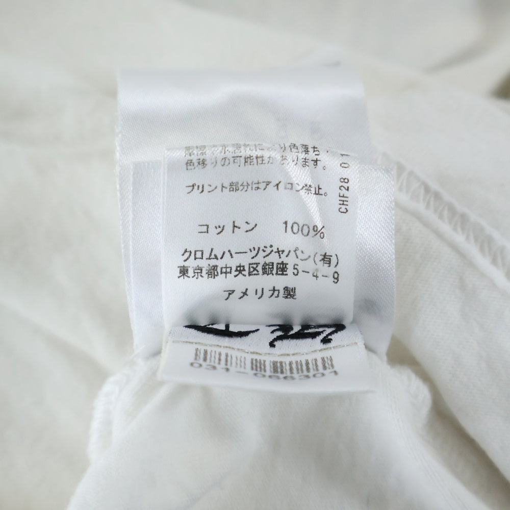 CHROME HEARTS(クロムハーツ) Floral Cross T-shirt フローラルクロス プリントTシャツ 半袖カットソー ホワイト