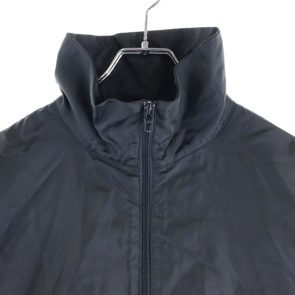 BALENCIAGA(バレンシアガ) 18AW フロントロゴデニム切替 ナイロントラックジャケット ブラック 529213 TBQ03