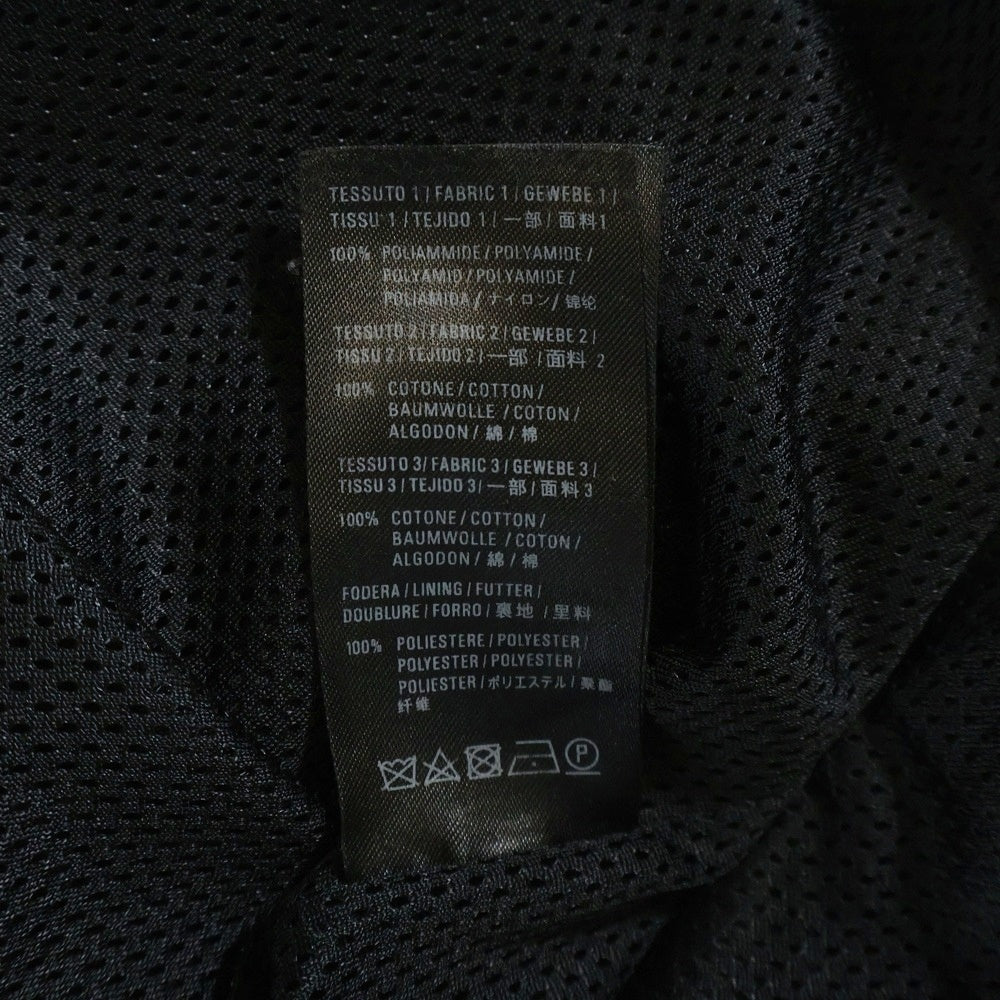 BALENCIAGA(バレンシアガ) 18AW フロントロゴデニム切替 ナイロントラックジャケット ブラック 529213 TBQ03