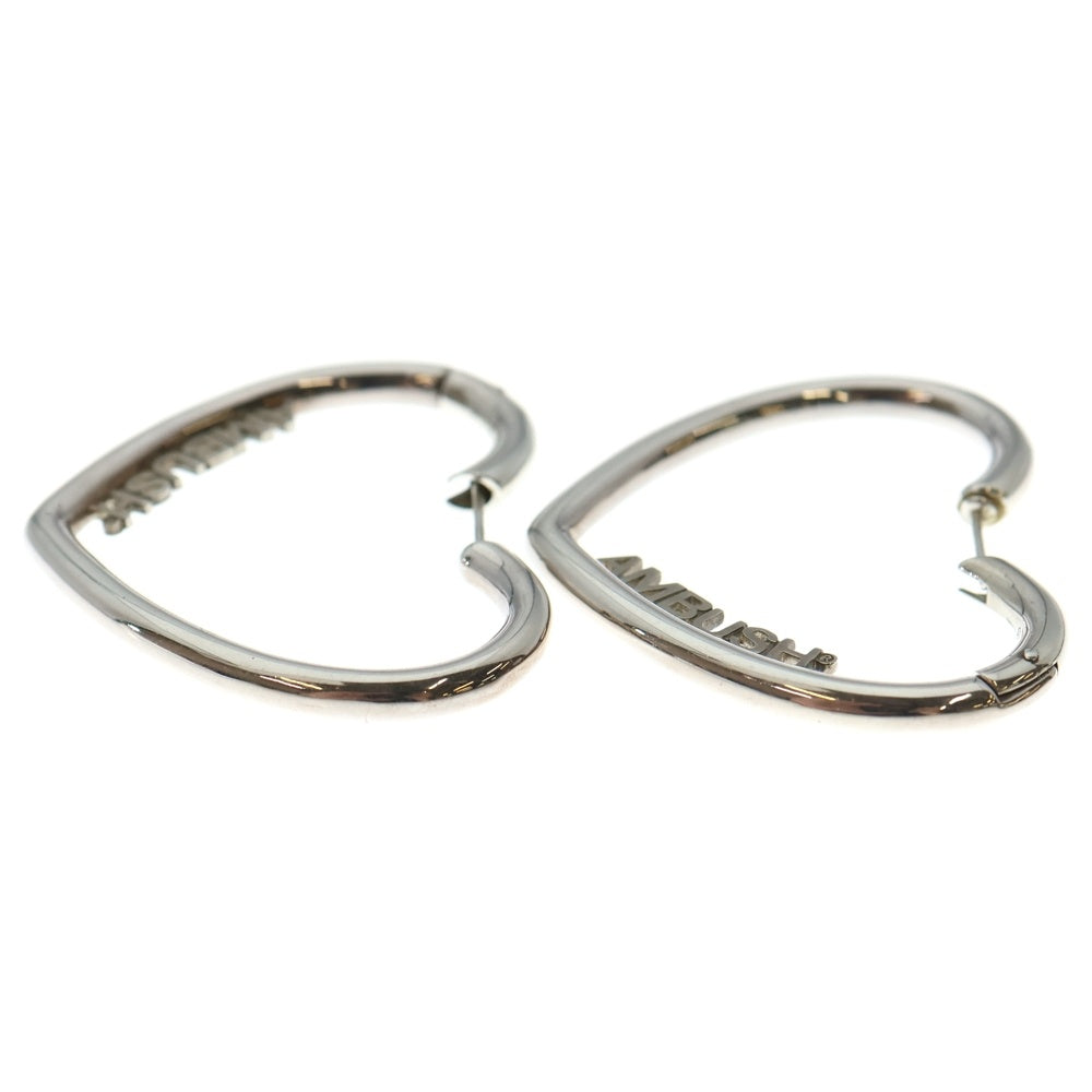 AMBUSH(アンブッシュ) HEART HOOP ハートフープピアス シルバー レディース