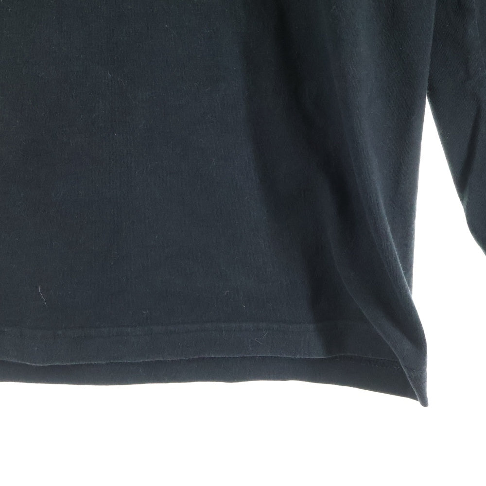 CHROME HEARTS(クロムハーツ) OLD Metallic Logo Print L/S Tee メタリックロゴ 長袖Tシャツ カットソー ブラック