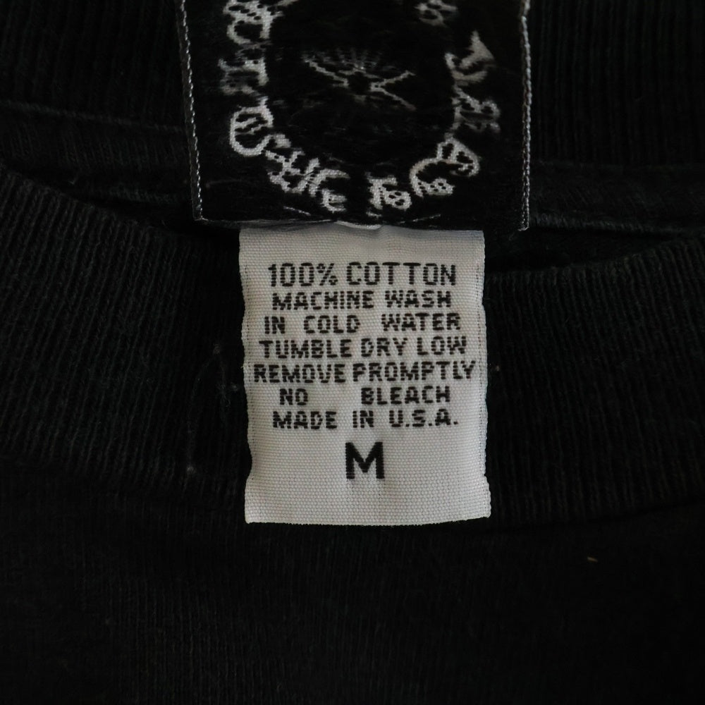 CHROME HEARTS(クロムハーツ) OLD Metallic Logo Print L/S Tee メタリックロゴ 長袖Tシャツ カットソー ブラック