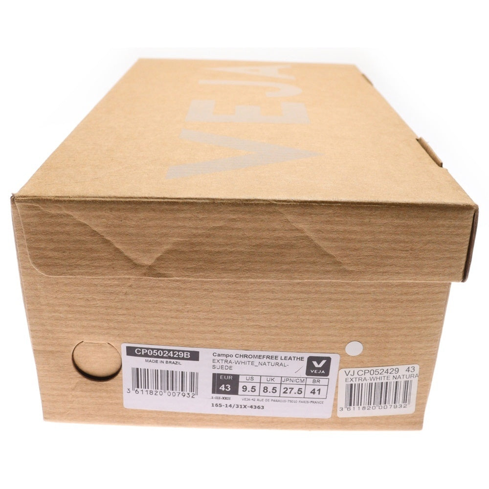 VEJA(ヴェジャ) CHROMEFREE LEATHER クロムフリーレザー ローカットスニーカー ホワイト CP0502429B