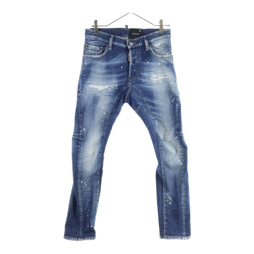 DSQUARED2(ディースクエアード) 24AW Tidy Biker Jeans S74LB1586 タイディバイカーデニムパンツ インディゴ