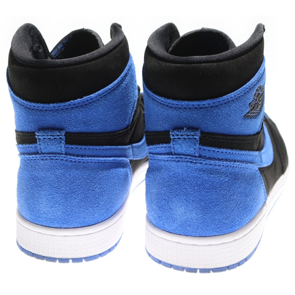 NIKE(ナイキ) AIR JORDAN 1 RETRO HIGH OG ROYAL REIMAGINED DZ5485-042 エアジョーダン1 レトロ ロイヤル リイマジンド ハイカットスニーカー ブラック/ブルー US8/26.0cm