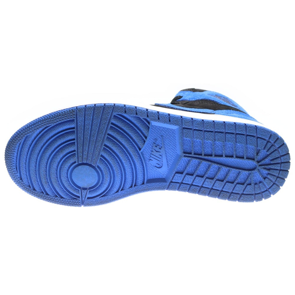 NIKE(ナイキ) AIR JORDAN 1 RETRO HIGH OG ROYAL REIMAGINED DZ5485-042 エアジョーダン1 レトロ ロイヤル リイマジンド ハイカットスニーカー ブラック/ブルー US8/26.0cm