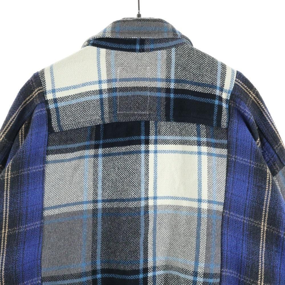 READY MADE(レディメイド) 25SS Flannel Check Shirt フランネルチェックシャツ ブルー RE-CO-AS-00-00-256