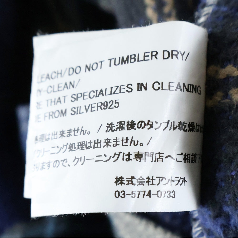 READY MADE(レディメイド) 25SS Flannel Check Shirt フランネルチェックシャツ ブルー RE-CO-AS-00-00-256