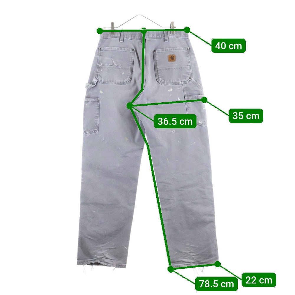 CARHARTT(カーハート) Double Knee ダブルニー カーペンターパンツ ペインター コットンダック グレー
