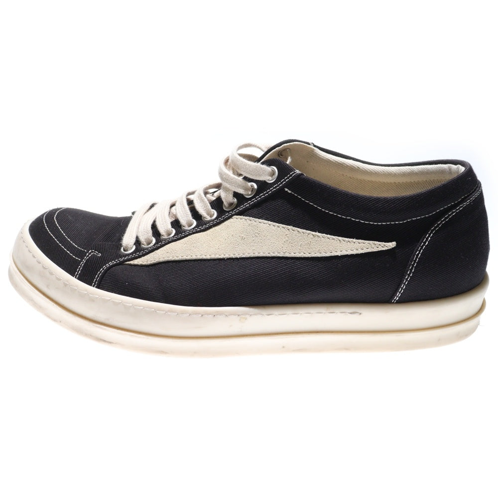 Rick Owens(リックオウエンス) VINTAGE SNEAKS ヴィンテージ ローカットスニーカー ブラック
