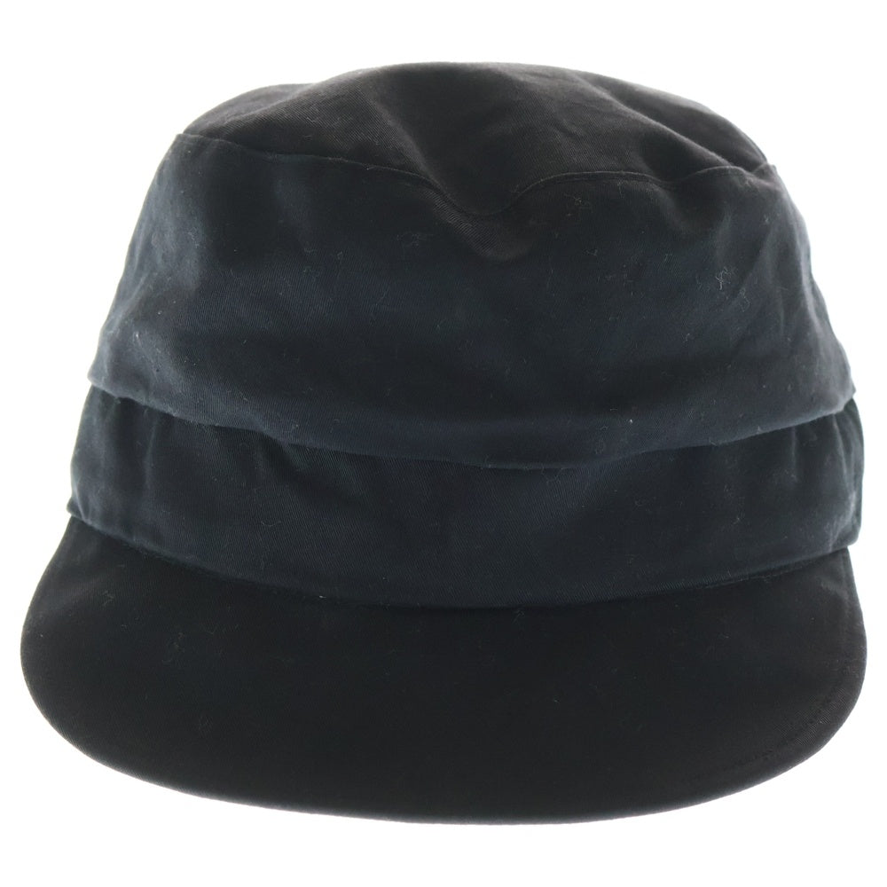 KIJIMA TAKAYUKI(キジマタカユキ) COTTON CANVAS WORK CAP コットンキャンバス ワークキャップ 帽子 ブラック