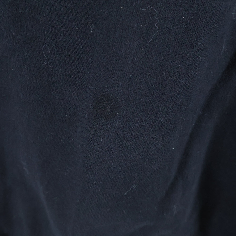 RAF SIMONS(ラフシモンズ) 23SS ×Philippe Vandenberg バックプリント ダメージ加工パーカー ブラック