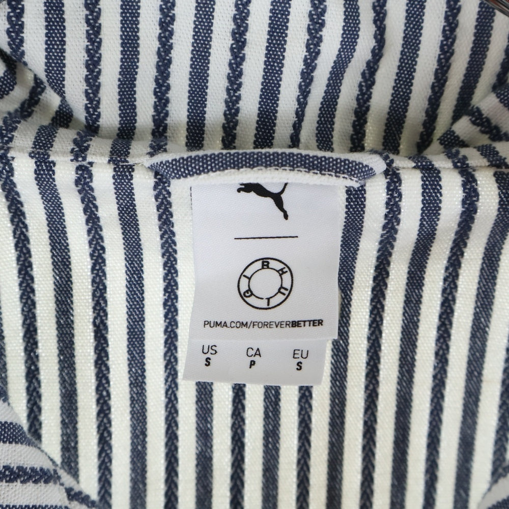 PUMA(プーマ) ×Rhuigi Summer Jacket サマージャケット ストライプ 620884-56 ブルー/ホワイト