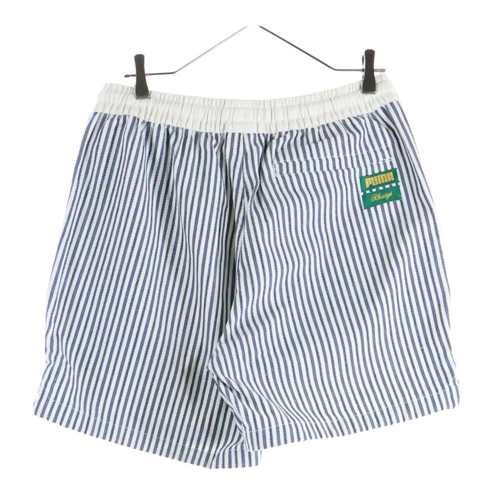 PUMA(プーマ) ×Rhuigi Summer Shorts サマーショーツ ショートパンツ ストライプ ブルー/ホワイト
