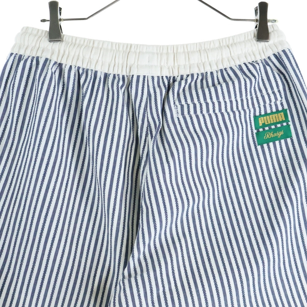 PUMA(プーマ) ×Rhuigi Summer Shorts サマーショーツ ショートパンツ ストライプ ブルー/ホワイト