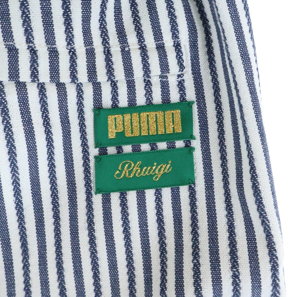 PUMA(プーマ) ×Rhuigi Summer Shorts サマーショーツ ショートパンツ ストライプ ブルー/ホワイト