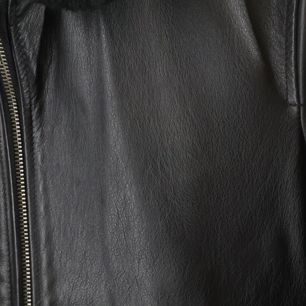 SUPREME(シュプリーム) 12SS×Schott A2 フライトレザージャケット ブラック