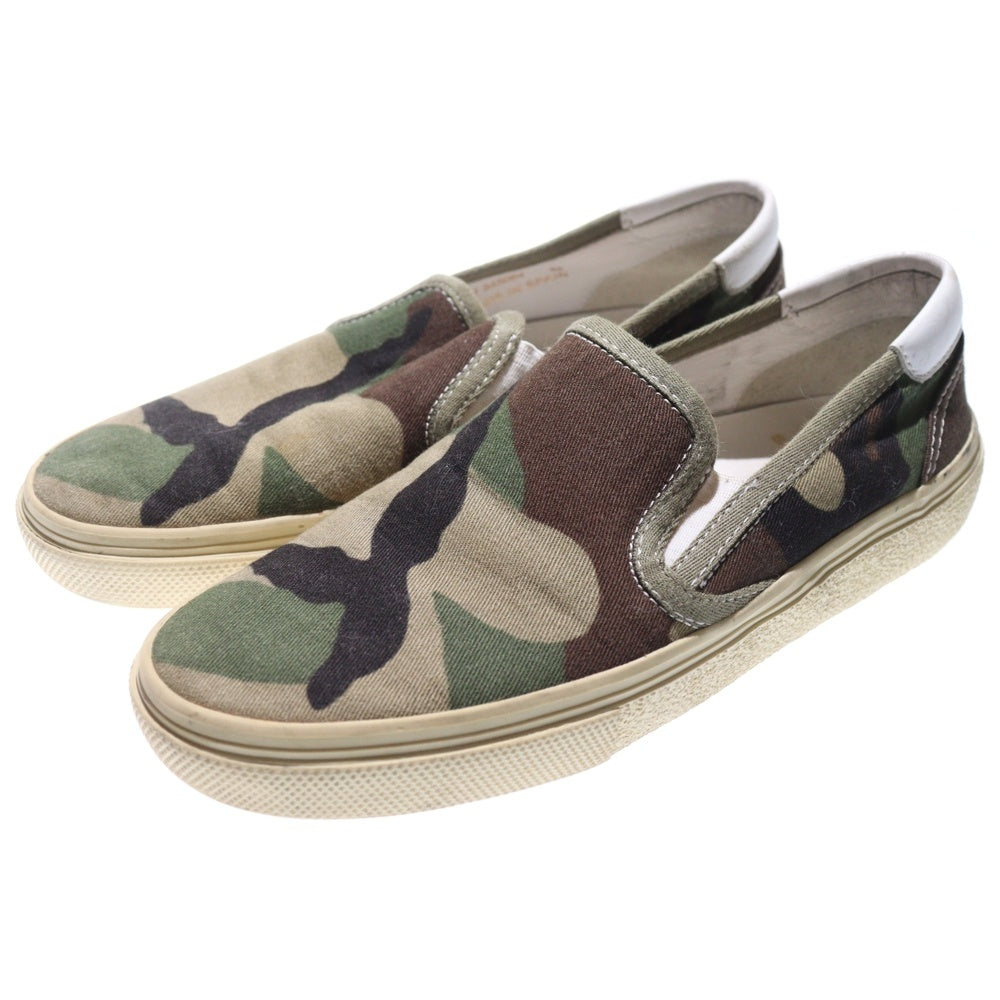 SAINT LAURENT PARIS(サンローランパリ) カモフラスリッポンシューズ スニーカー VU345064 レディース グリーン