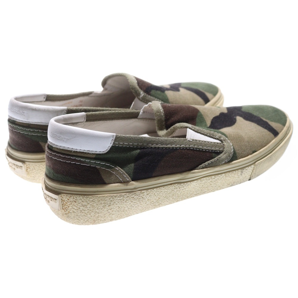 SAINT LAURENT PARIS(サンローランパリ) カモフラスリッポンシューズ スニーカー VU345064 レディース グリーン