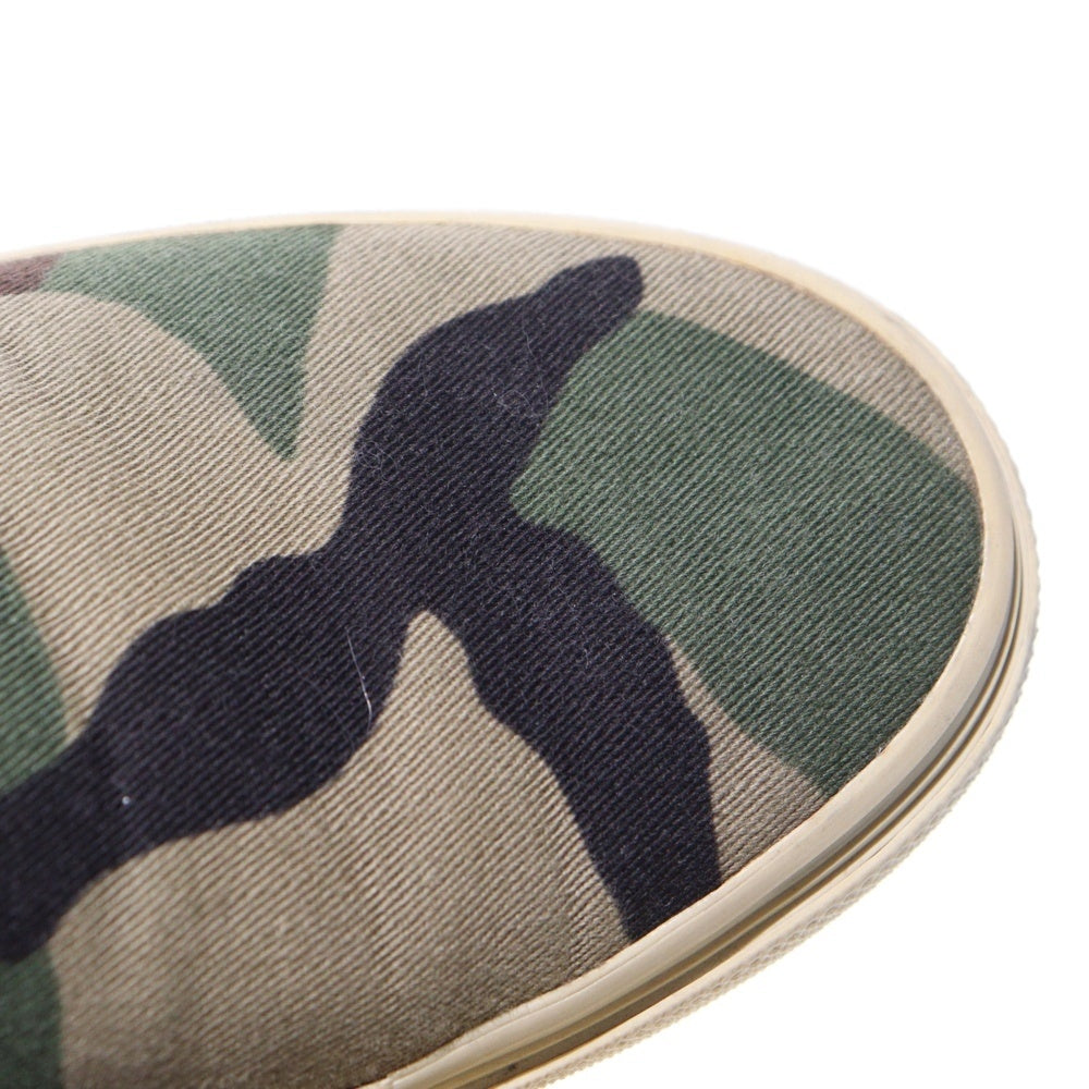 SAINT LAURENT PARIS(サンローランパリ) カモフラスリッポンシューズ スニーカー VU345064 レディース グリーン