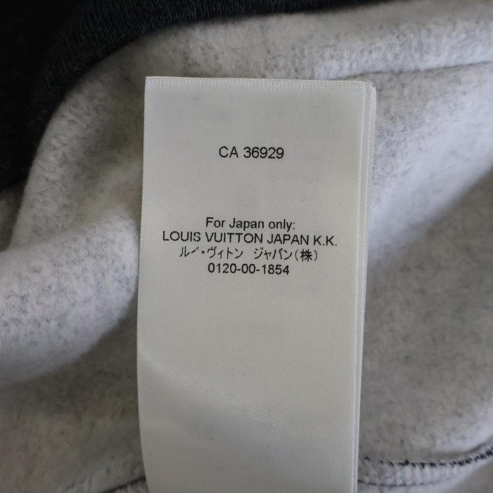 LOUIS VUITTON(ルイヴィトン) 24SS ロゴプリント プルオーバパーカー グレー RM241MQ UYR HQY47W