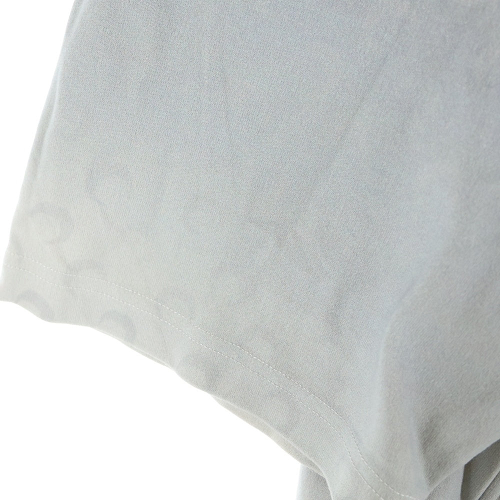 MARINE SERRE(マリーン セル) クルーネック半袖Tシャツカットソー グレー レディース