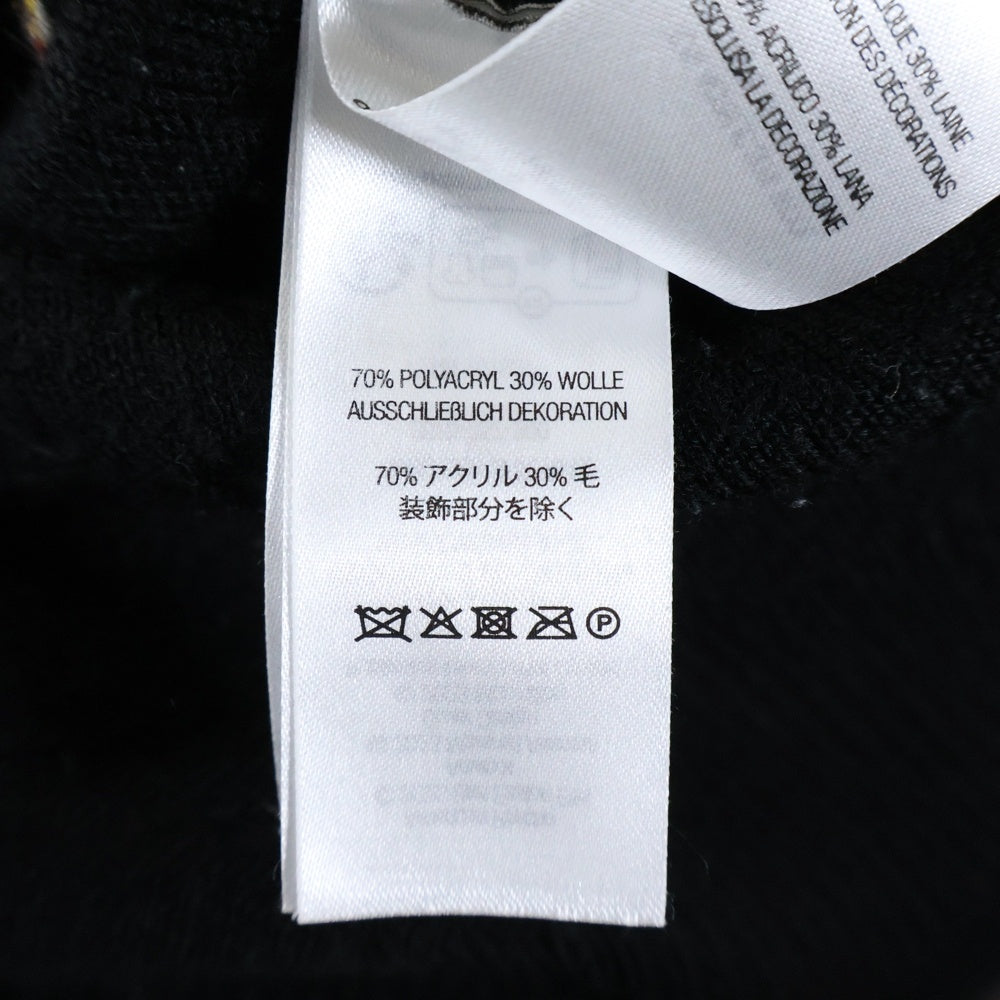 SUPREME(シュプリーム) 23AW American Psycho Sweater アメリカンサイコ グラフィックジャガード クルーネックニット セーター ブラック/レッド