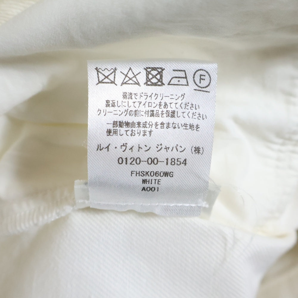LOUIS VUITTON(ルイヴィトン) ミニスカート FHSK060WG ホワイト レディース