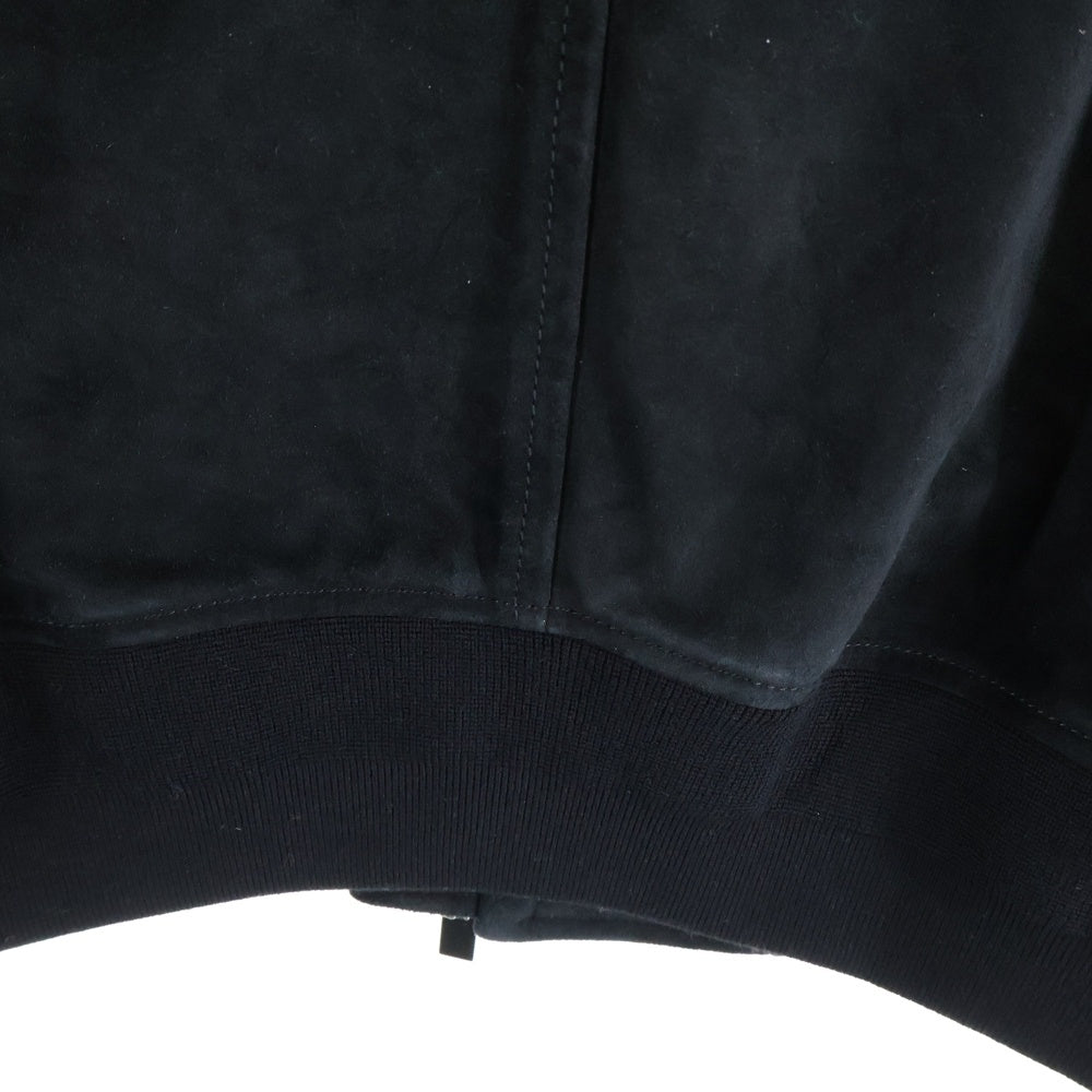 DIOR(ディオール) 23AW カナージュナイロン切替カーフスキンバーシティレザージャケット 343L419A0714 ブラック